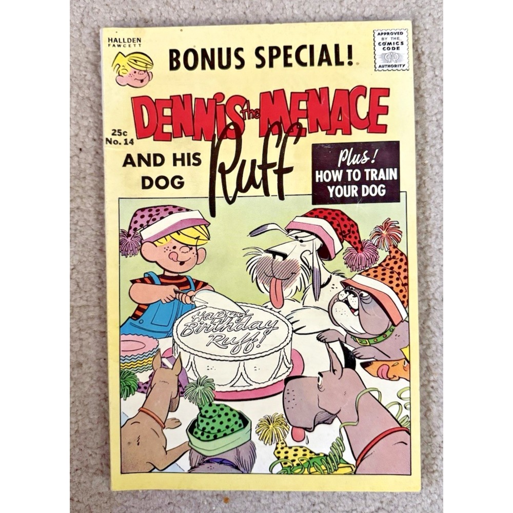 Dennis The Menace Comic Giant bonus Special #14 1963 Silver Age Pines Vintage